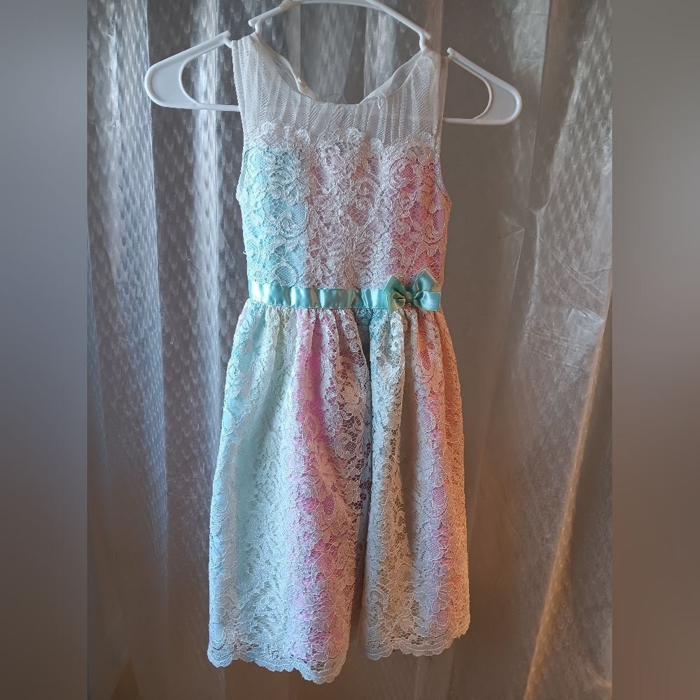 Jona Michelle Elegant White Dress Size 6 Preowned